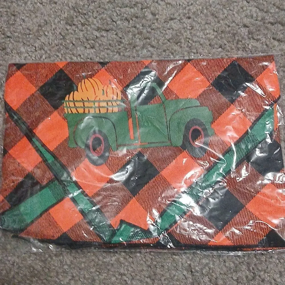 Fall Thanksgiving  2 pack bandana set  Brand new in package neck 24